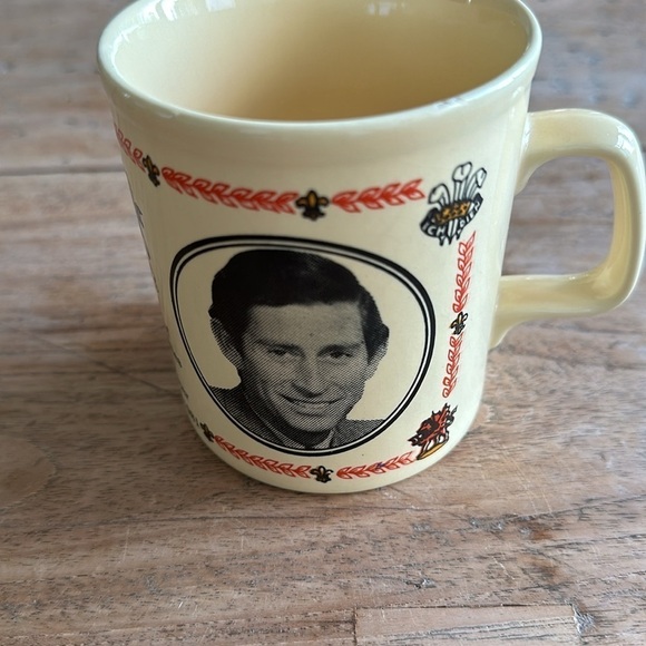 Charles & Diana Vintage 1981 Lady Diana Prince Charles Royal Wedding Mugs (2) - Picture 5 of 15